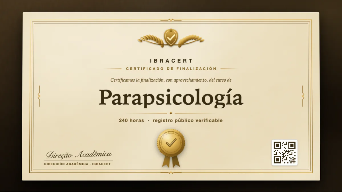 Portada del curso Parapsicología