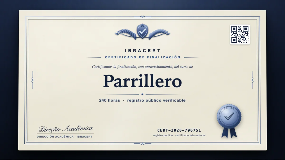Portada del curso Parrillero