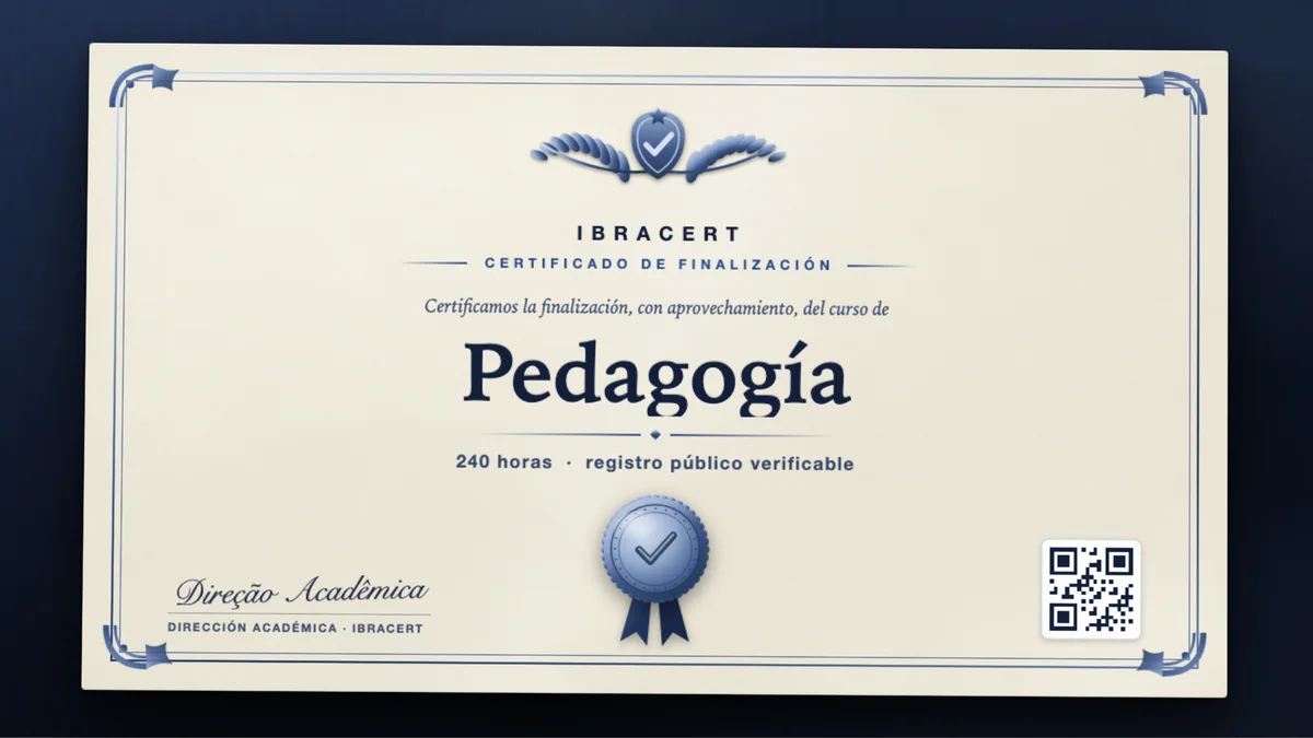 Portada del curso Pedagogía