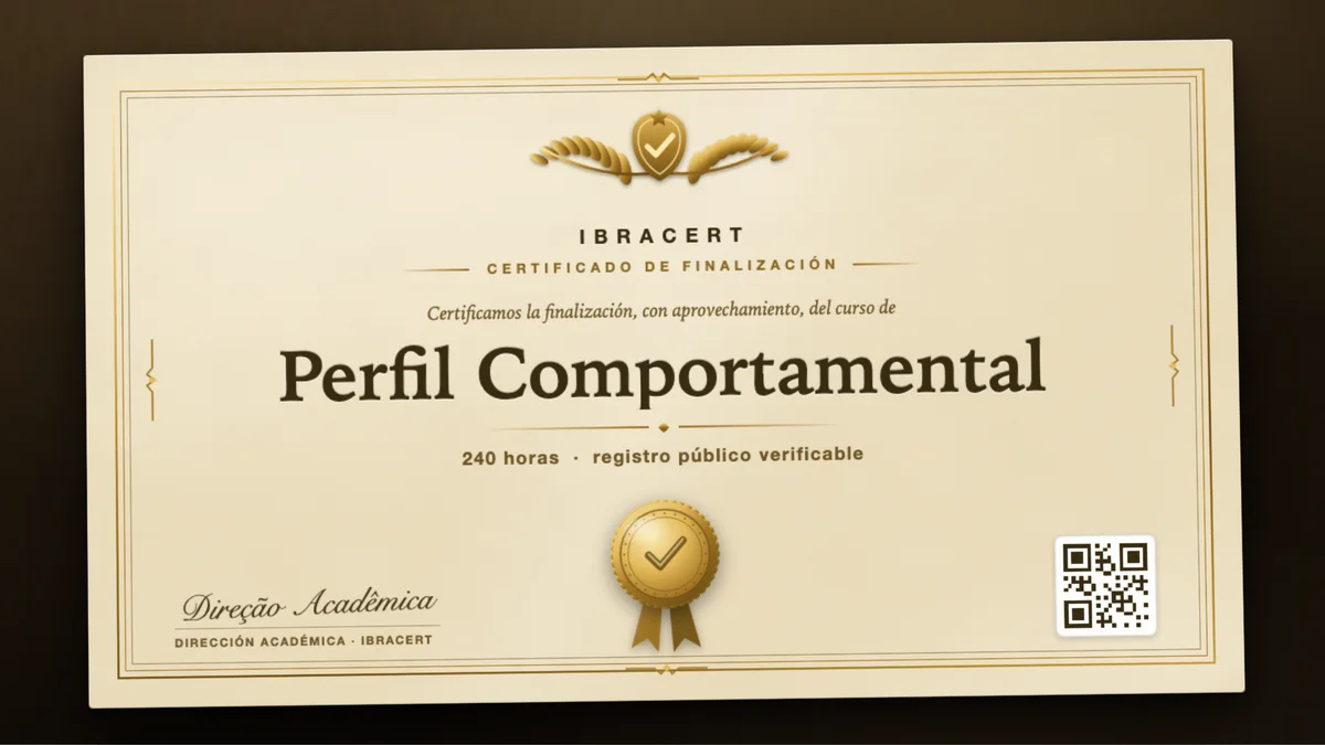 Portada del curso Perfil Comportamental