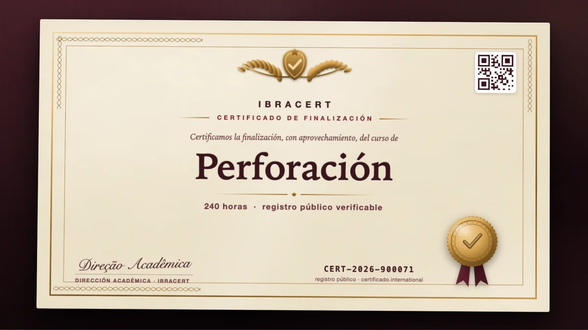 Portada del curso Perforación