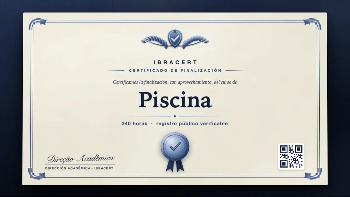 Portada del curso Piscina