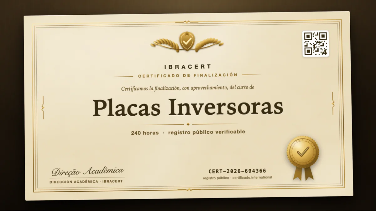 Portada del curso Placas Inversoras