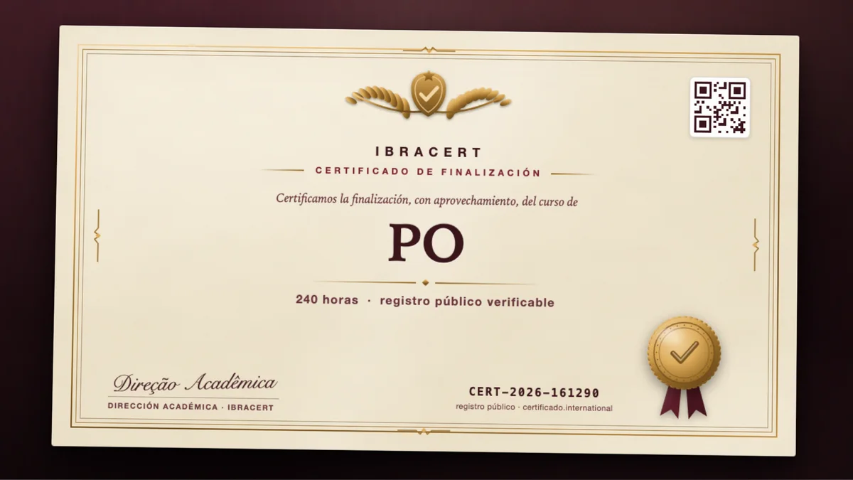 Portada del curso PO