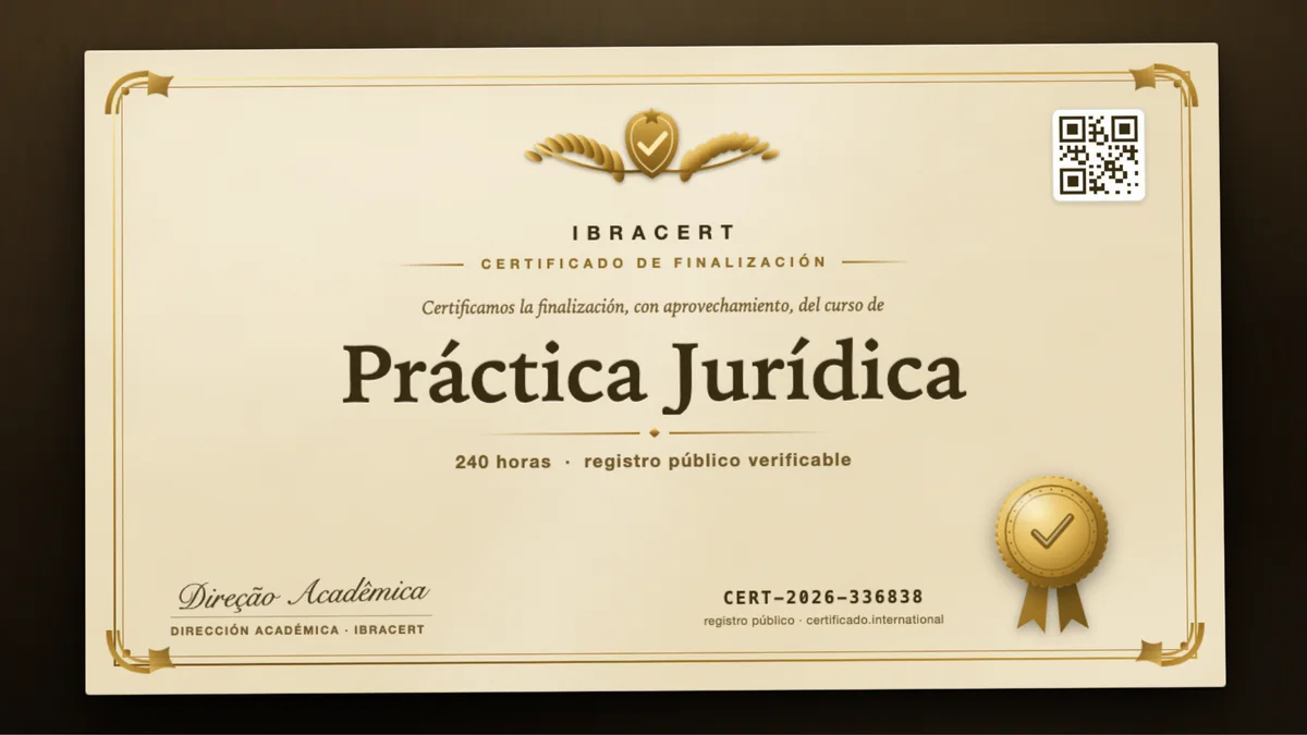 Portada del curso Práctica Jurídica
