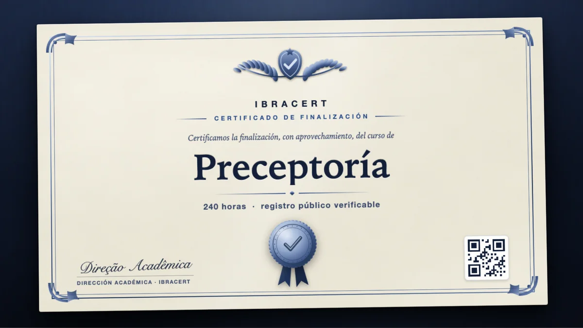 Portada del curso Preceptoría