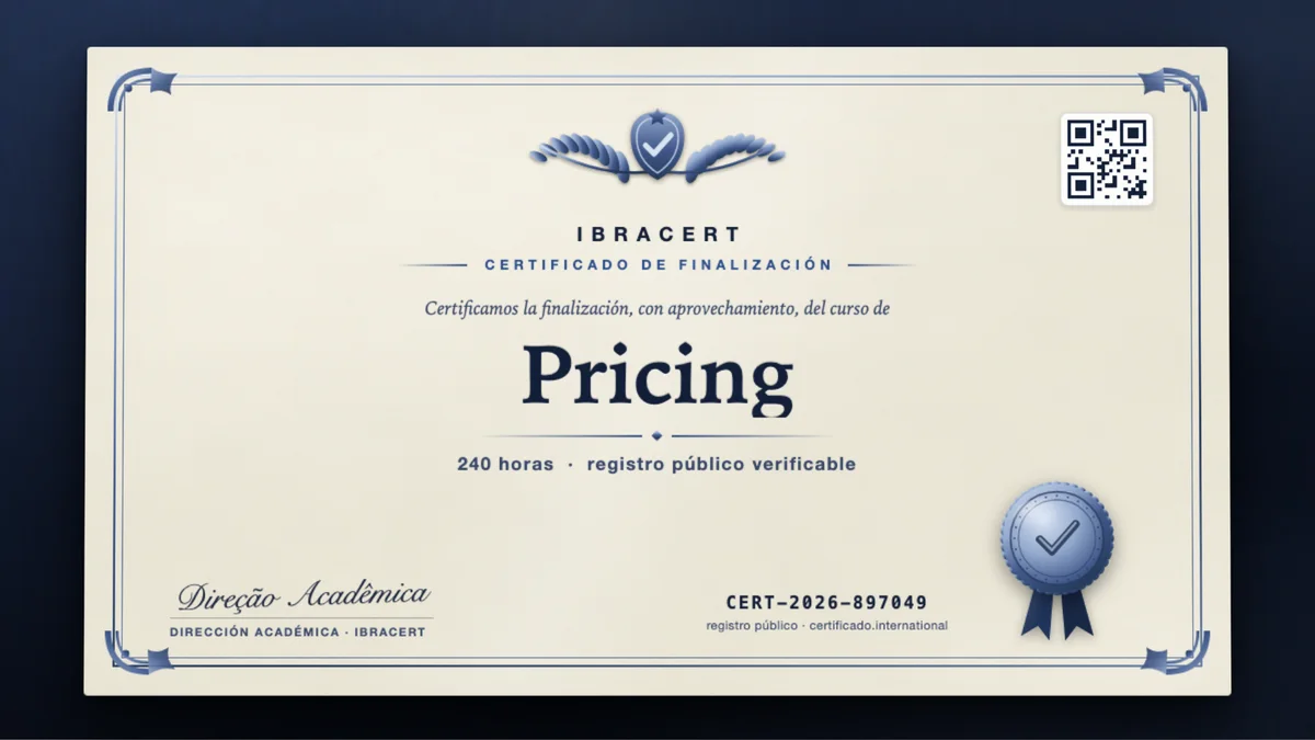 Portada del curso Pricing