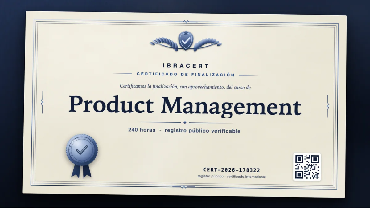 Portada del curso Product Management