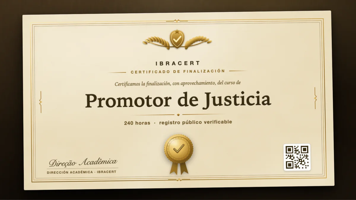 Portada del curso Promotor de Justicia