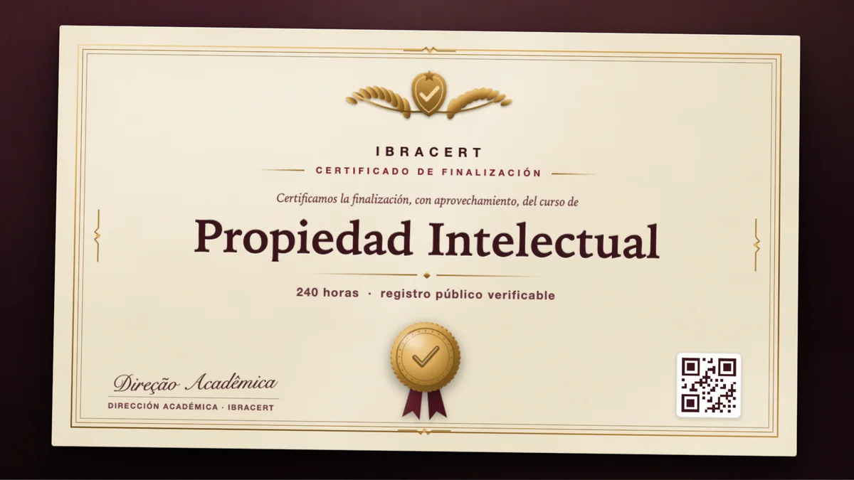Portada del curso Propiedad Intelectual