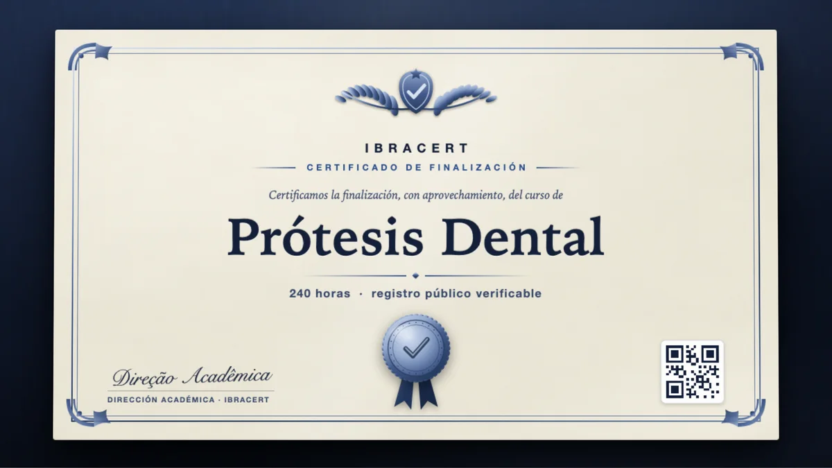 Portada del curso Prótesis Dental