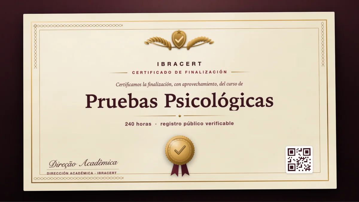 Portada del curso Pruebas Psicológicas