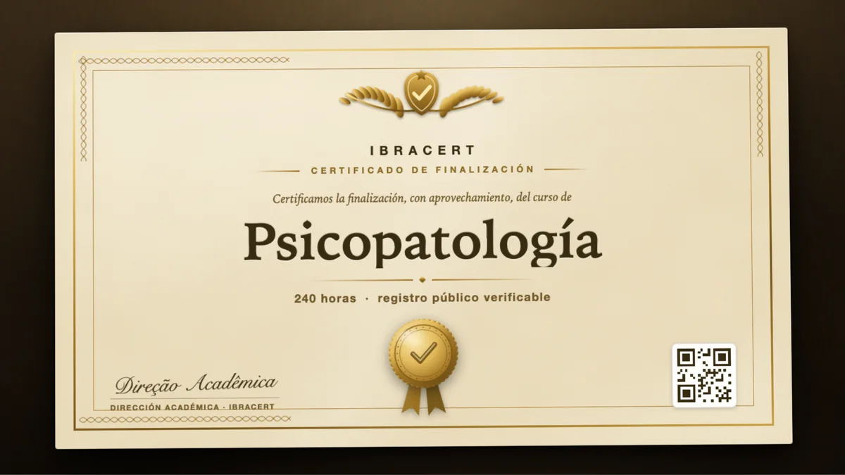 Portada del curso Psicopatología