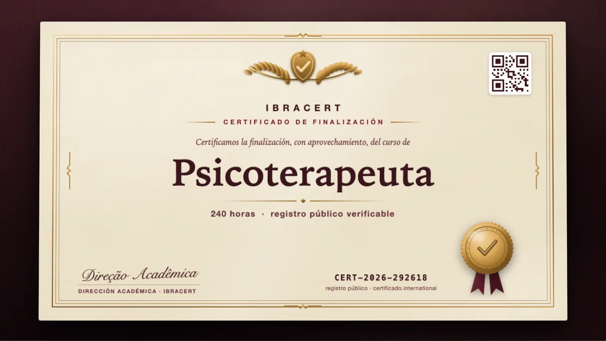 Portada del curso Psicoterapeuta