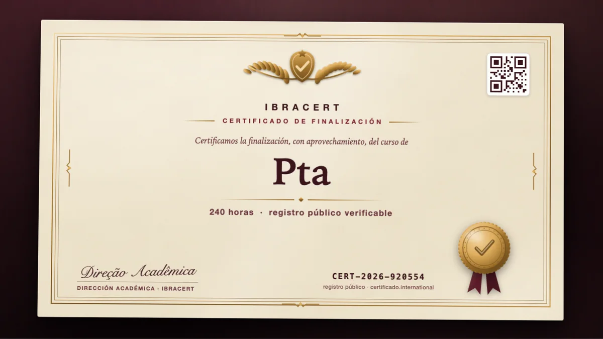 Portada del curso Pta