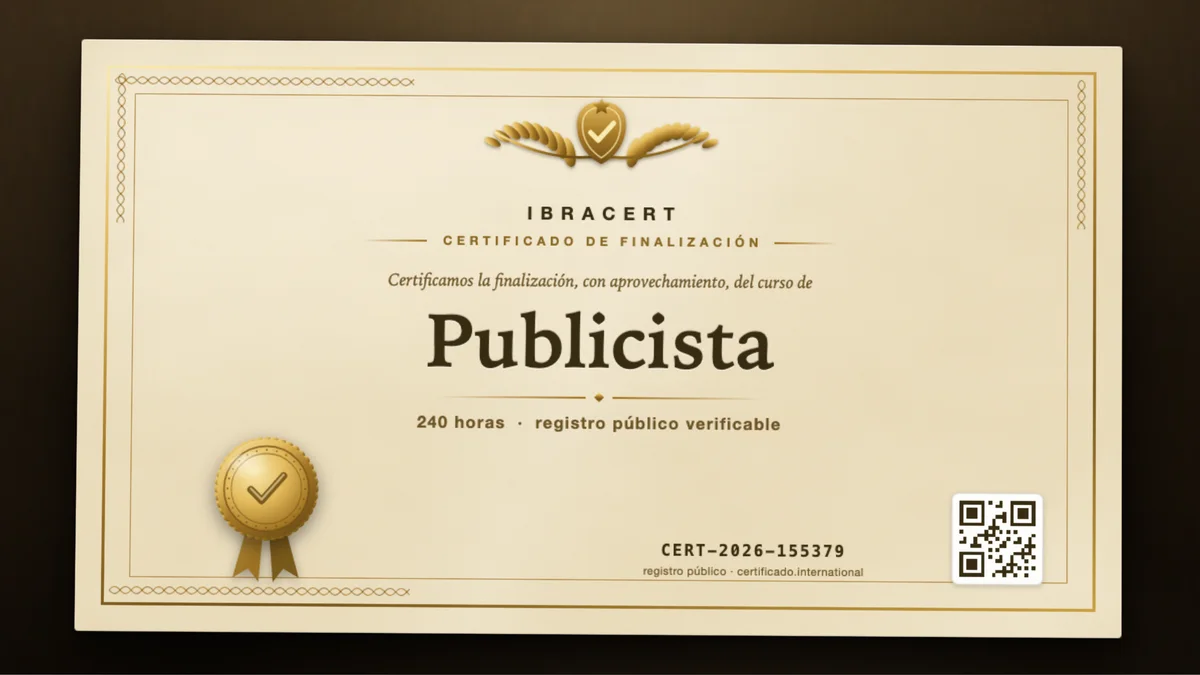 Portada del curso Publicista