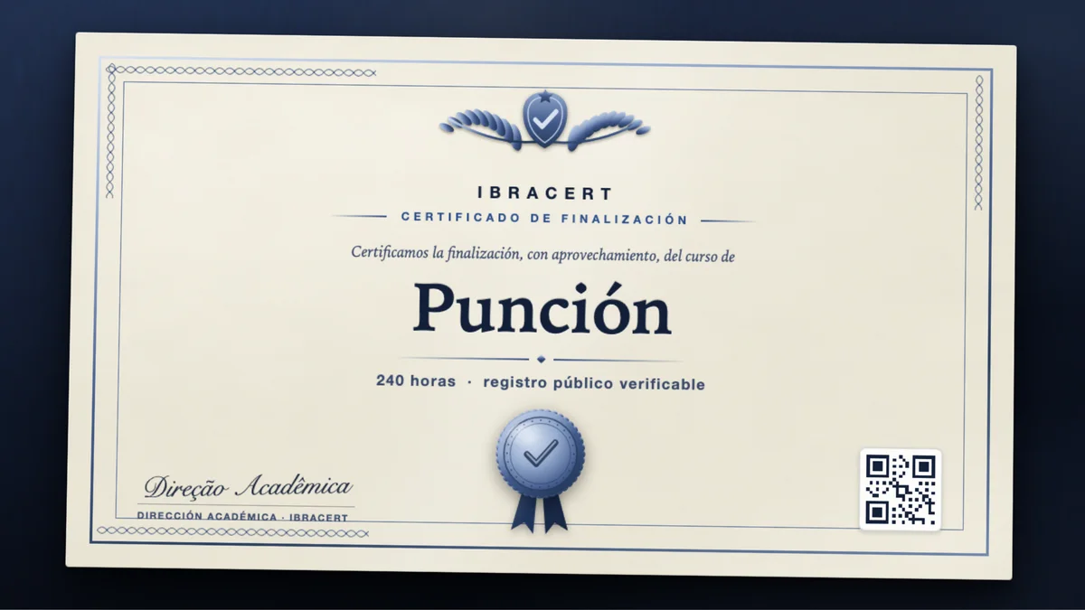 Portada del curso Punción
