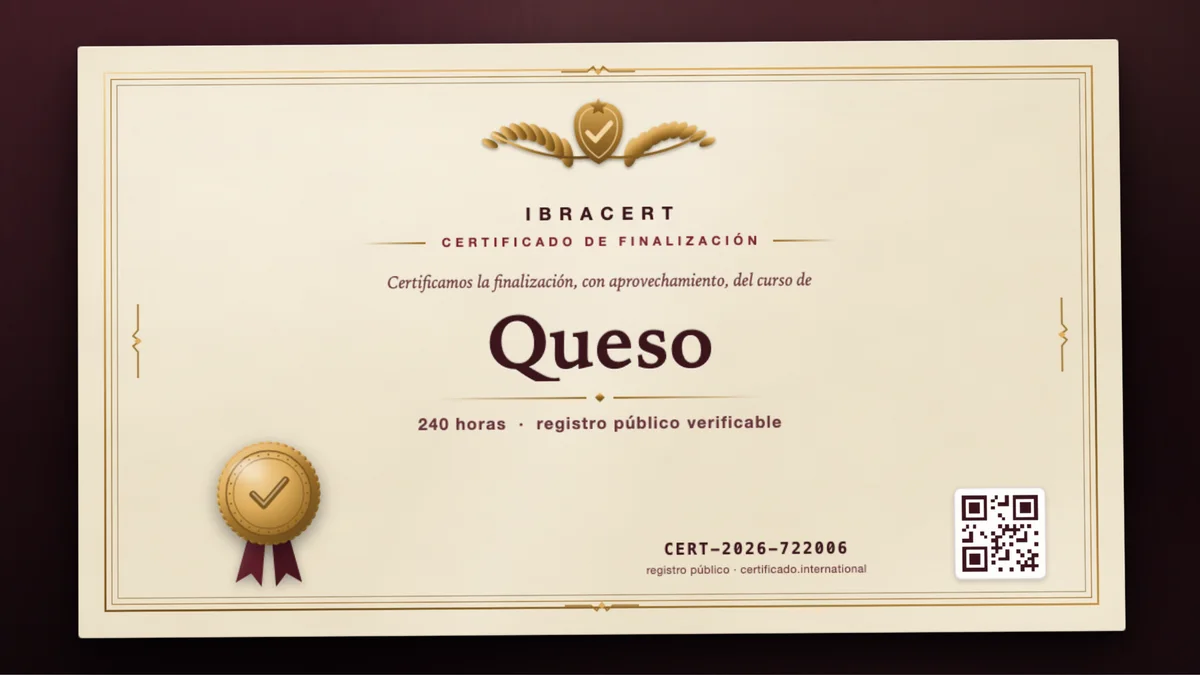 Portada del curso Queso