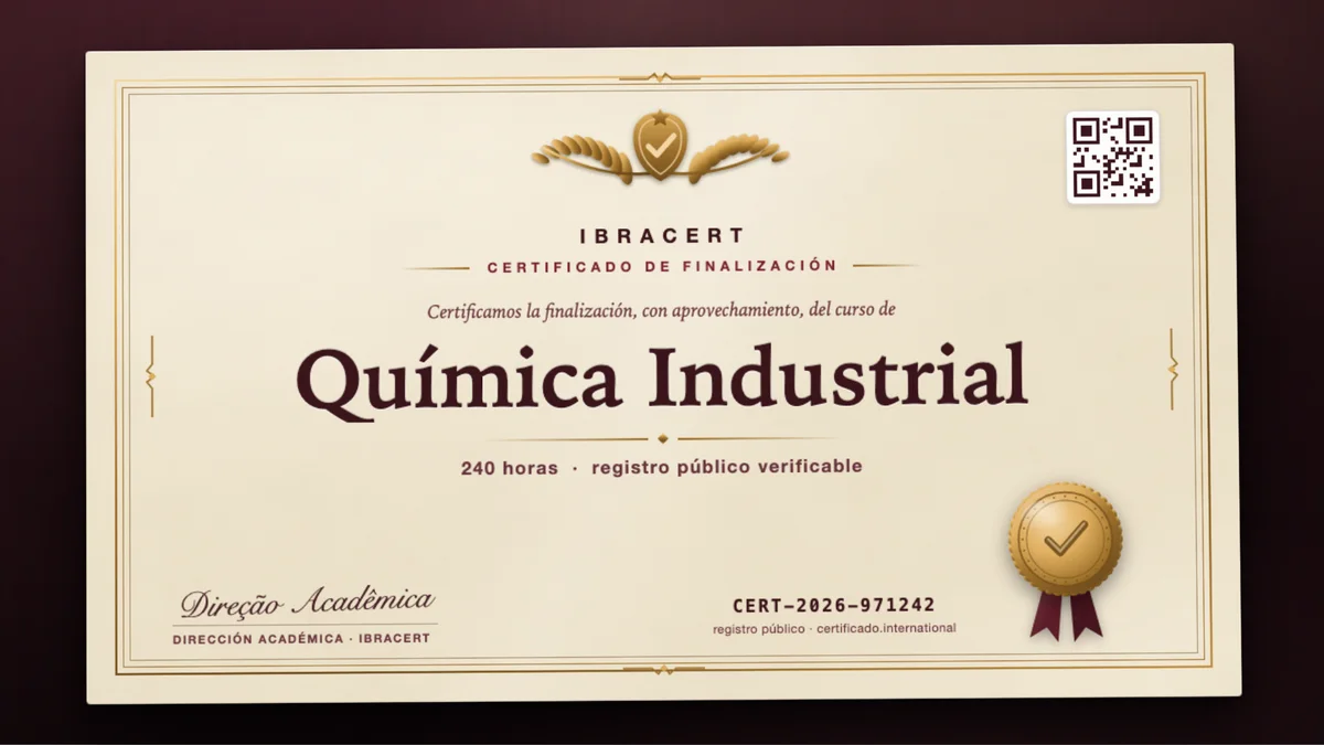 Portada del curso Química Industrial