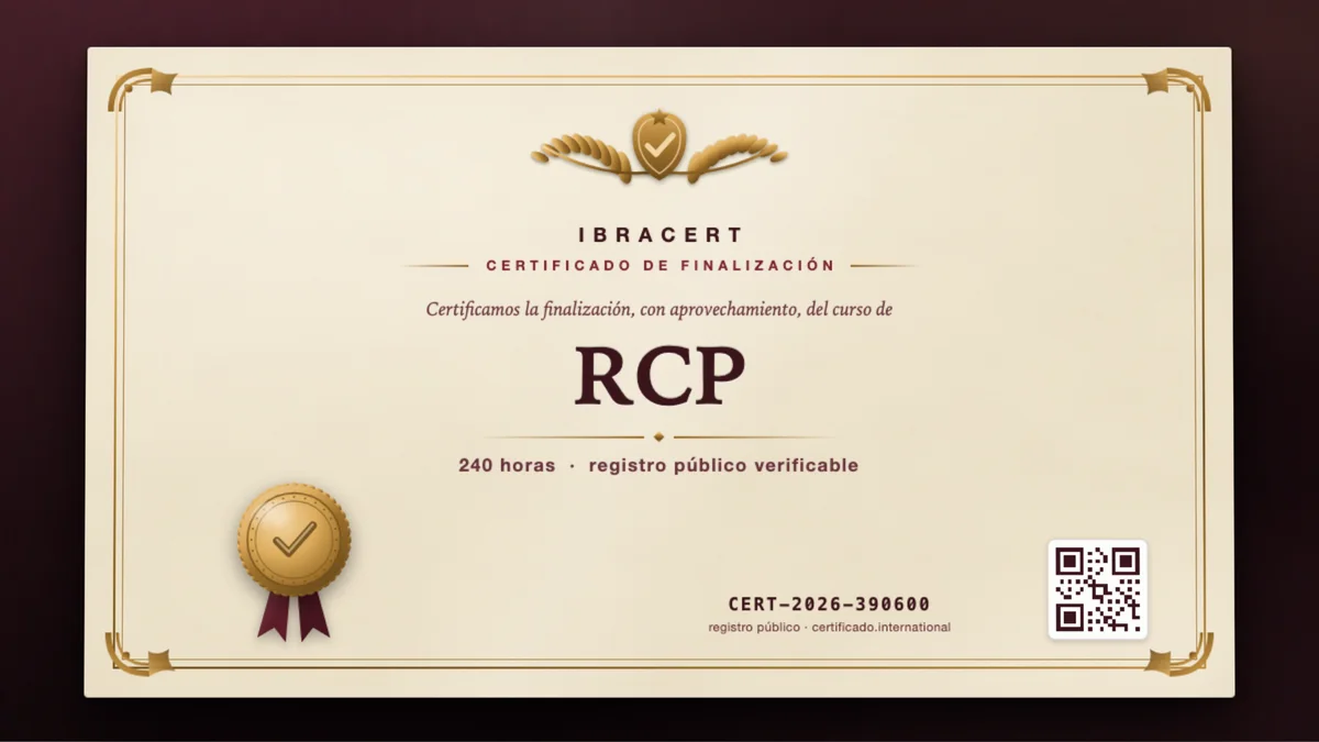 Portada del curso RCP