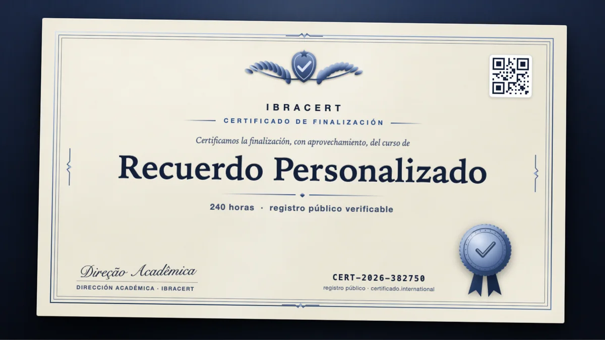 Portada del curso Recuerdo Personalizado
