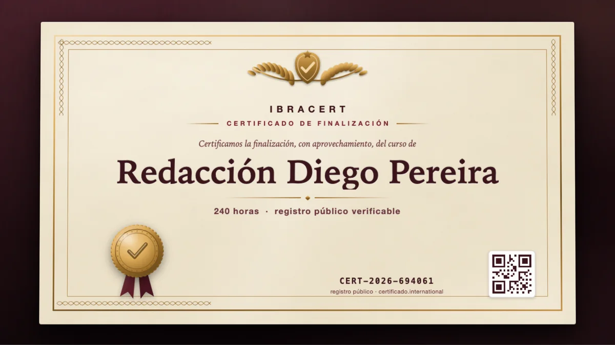 Portada del curso Redacción Diego Pereira