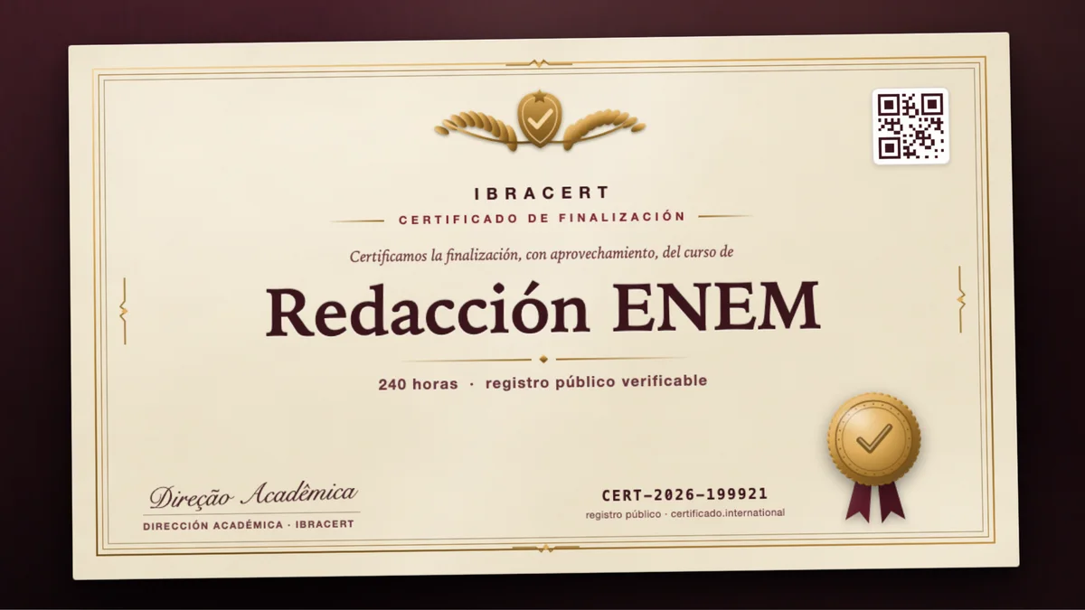 Portada del curso Redacción ENEM