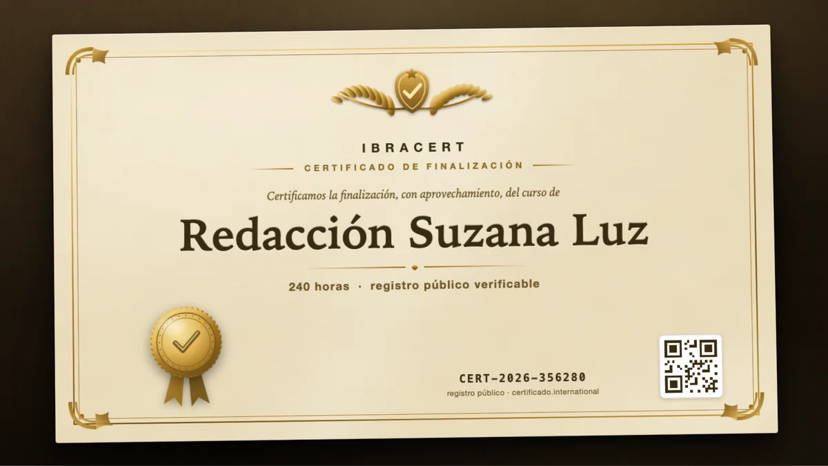 Portada del curso Redacción Suzana Luz