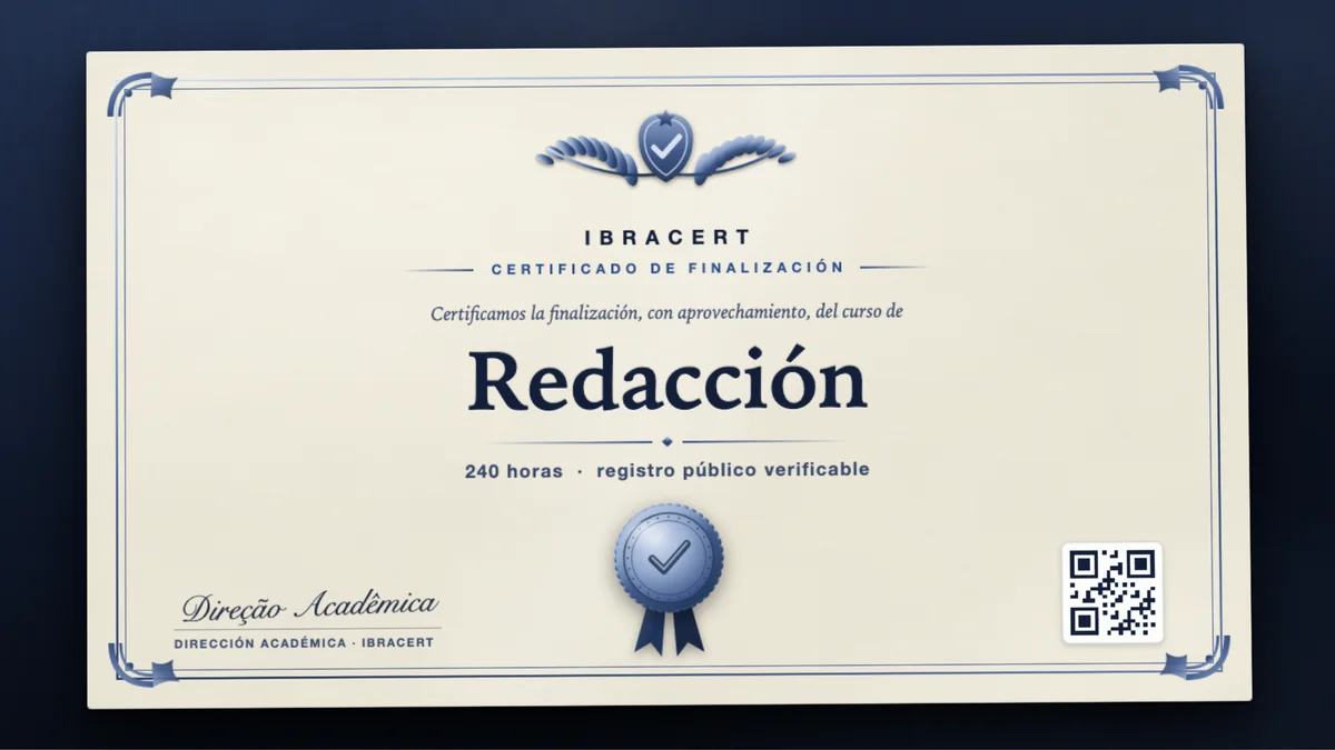 Portada del curso Redacción