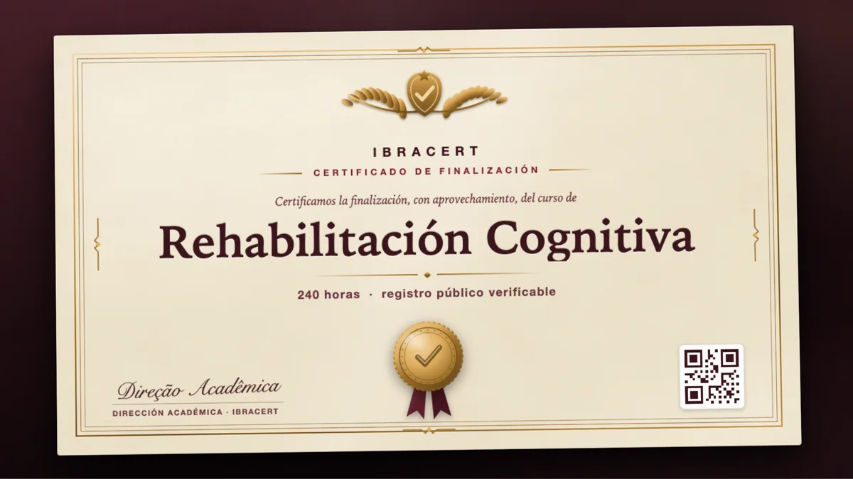 Portada del curso Rehabilitación Cognitiva