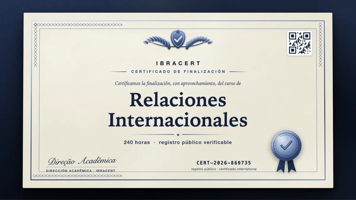 Portada del curso Relaciones Internacionales