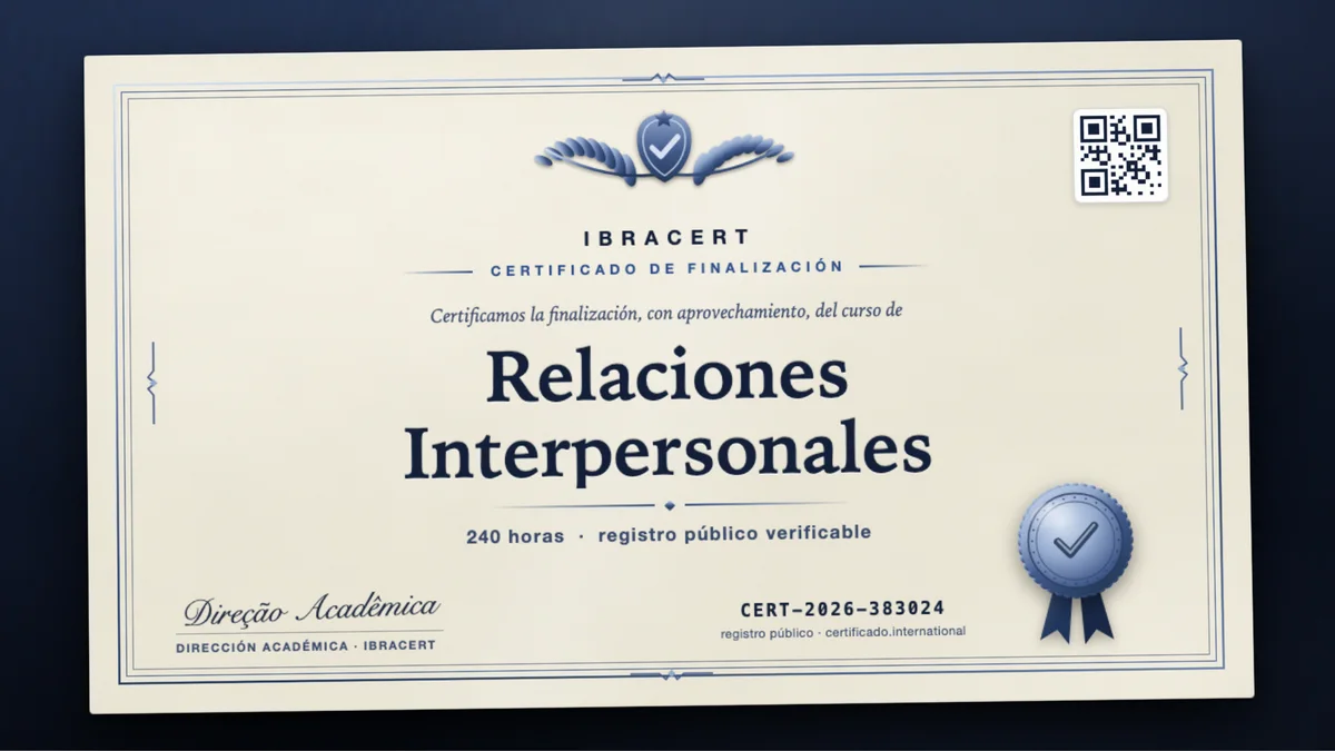 Portada del curso Relaciones Interpersonales
