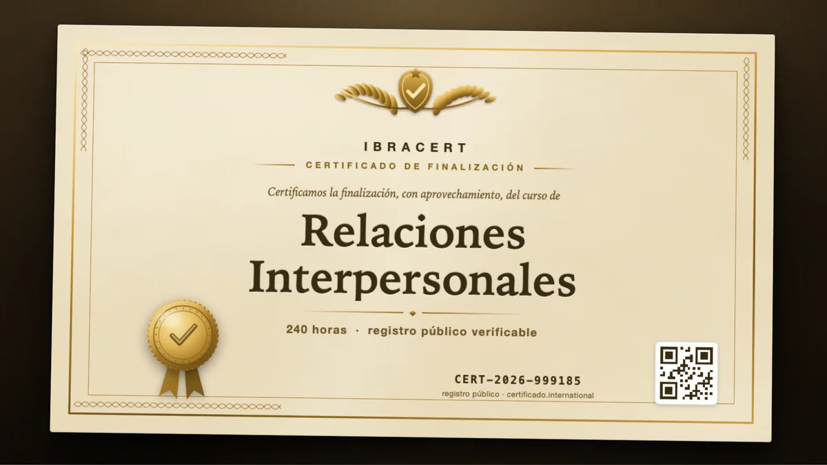 Portada del curso Relaciones Interpersonales