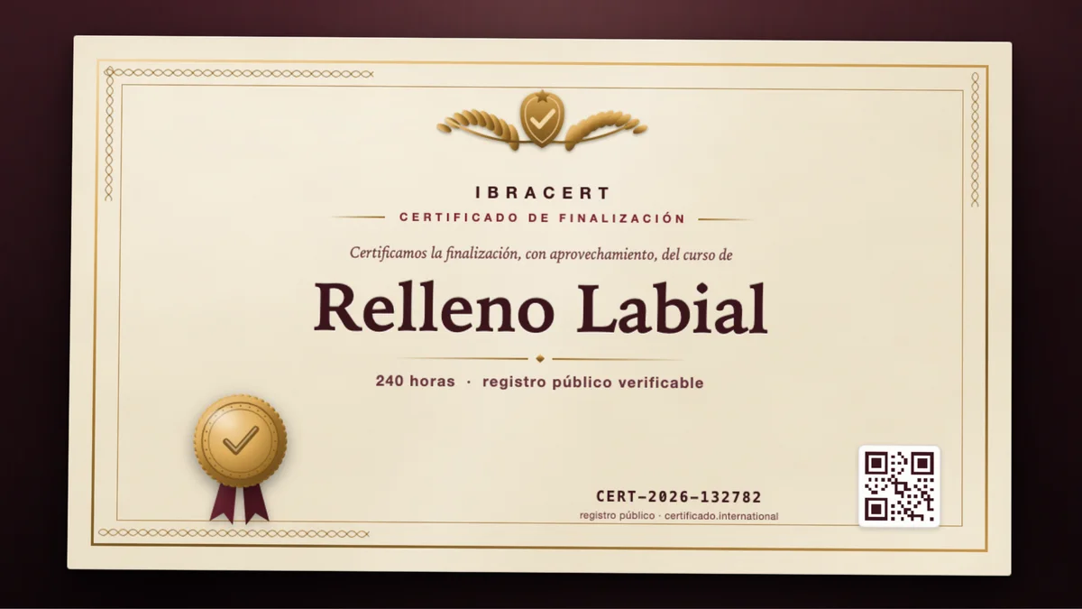 Portada del curso Relleno Labial