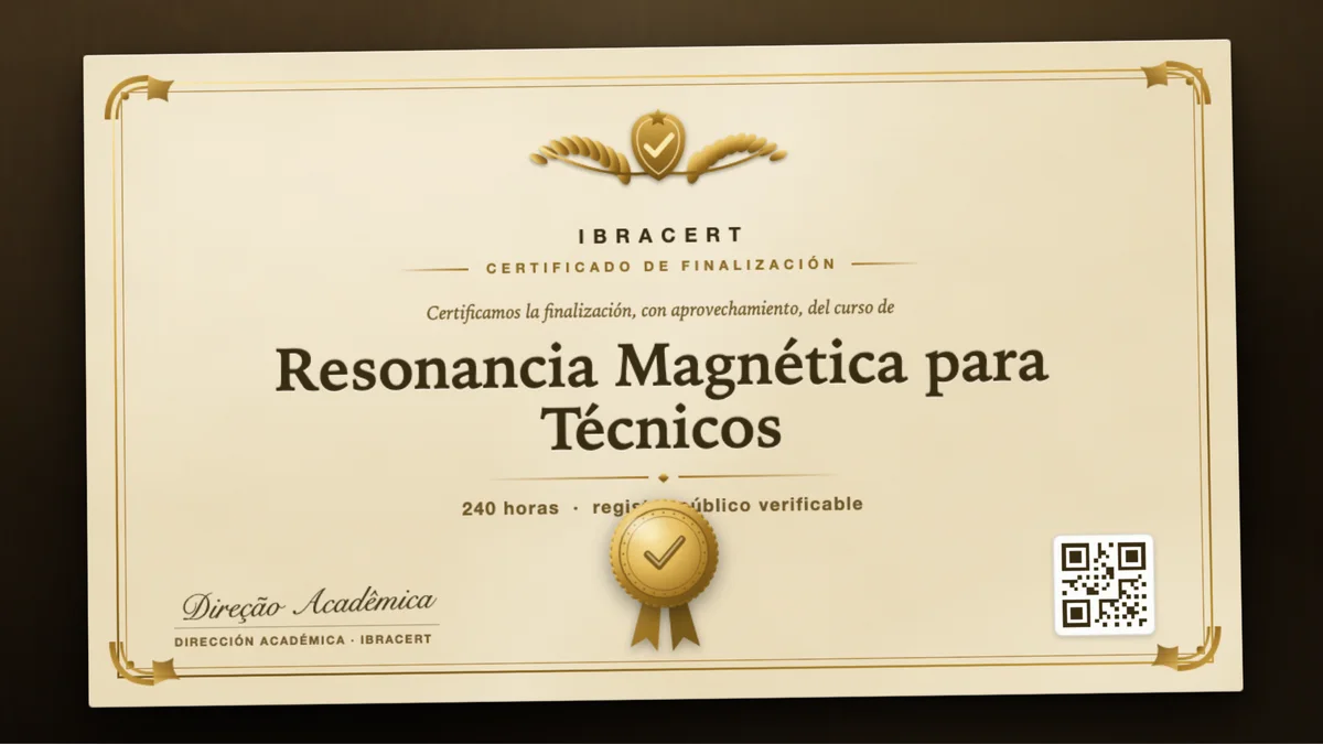 Portada del curso Resonancia Magnética para Técnicos