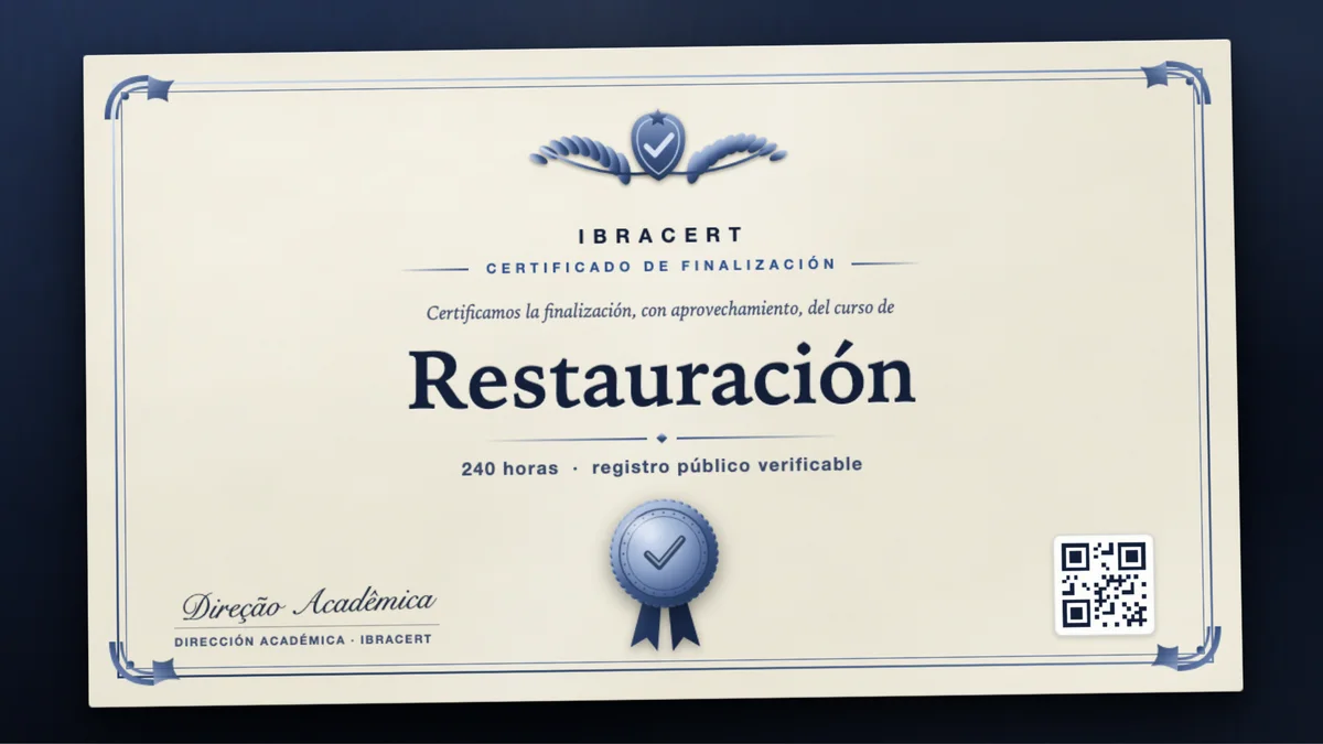 Portada del curso Restauración