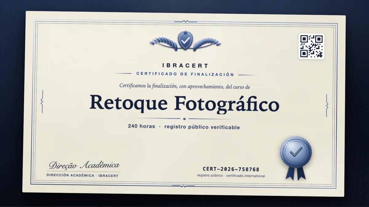 Portada del curso Retoque Fotográfico