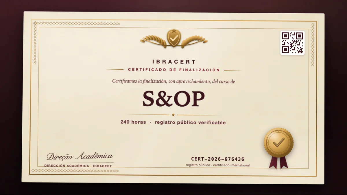 Portada del curso S&OP