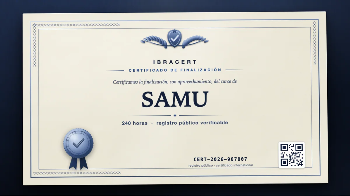 Portada del curso SAMU