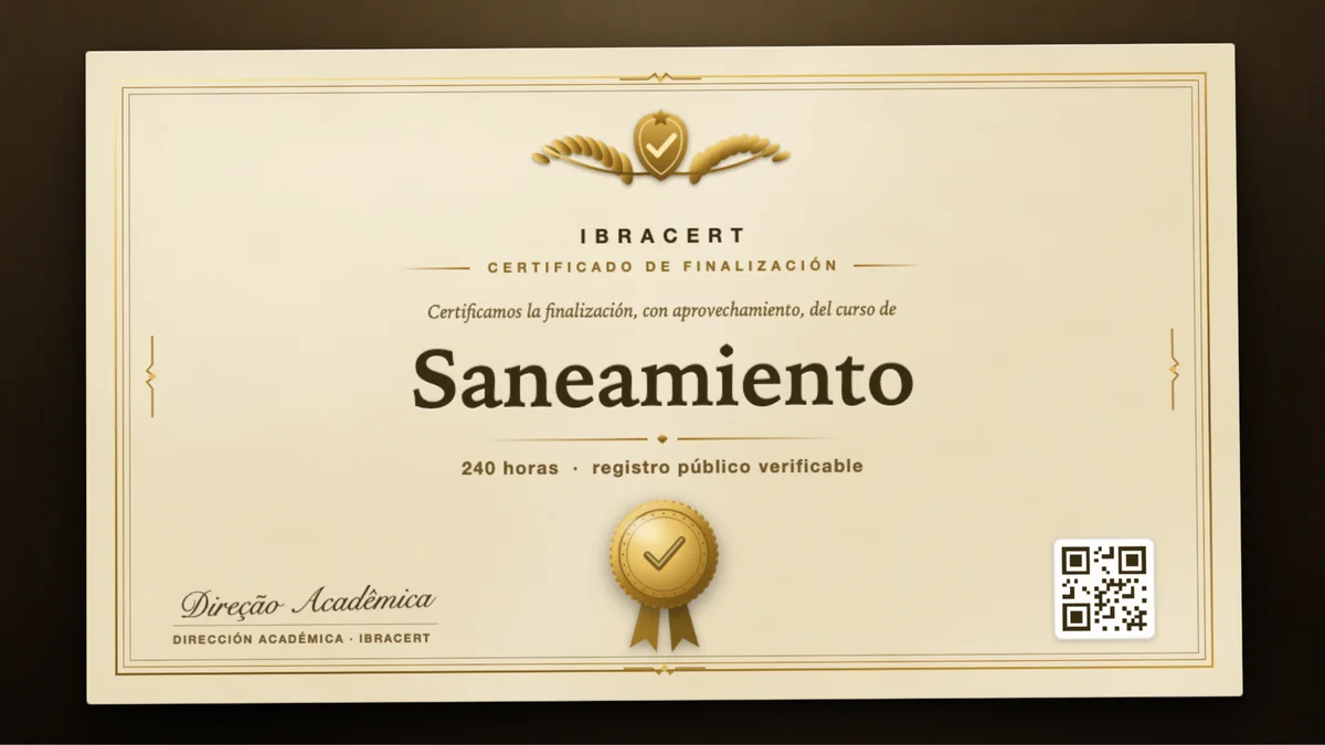 Portada del curso Saneamiento