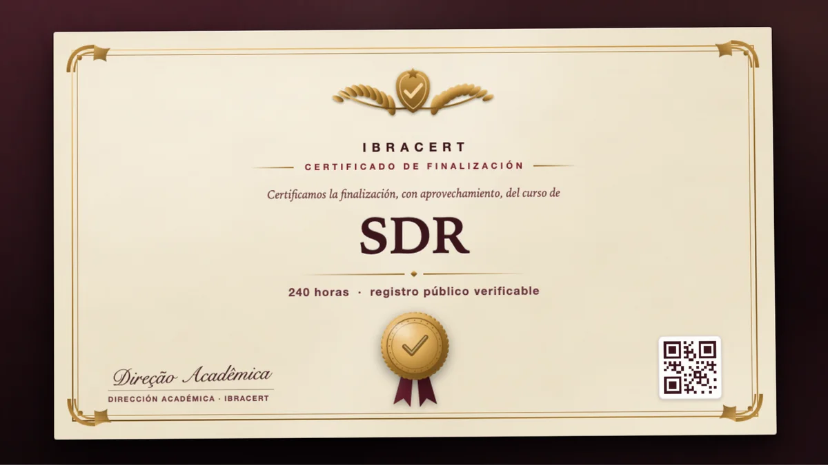 Portada del curso SDR
