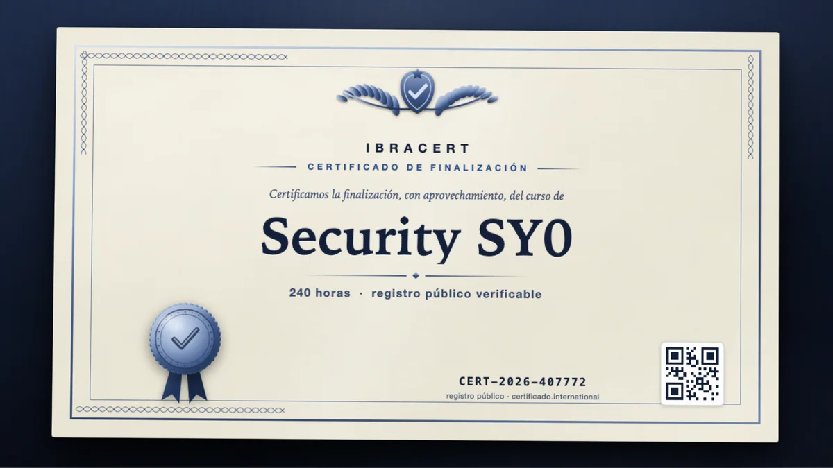 Portada del curso Security SY0