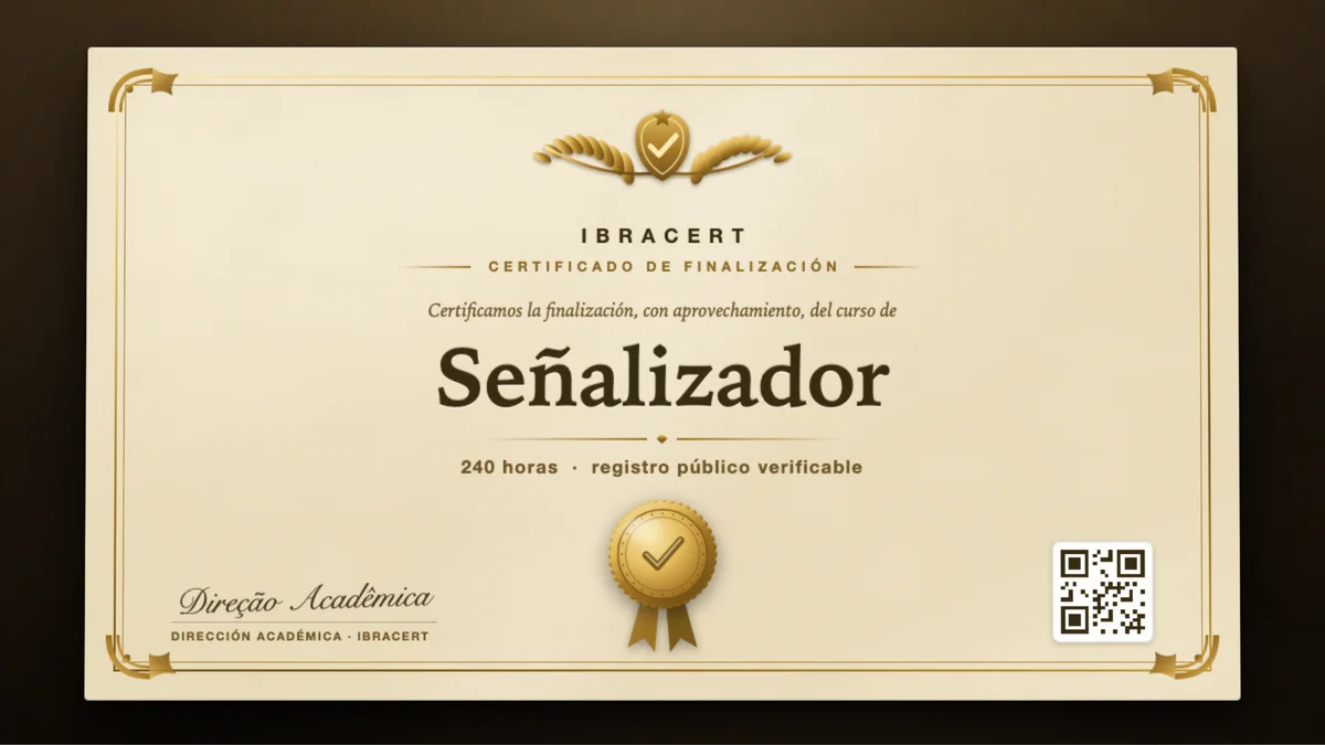Portada del curso Señalizador