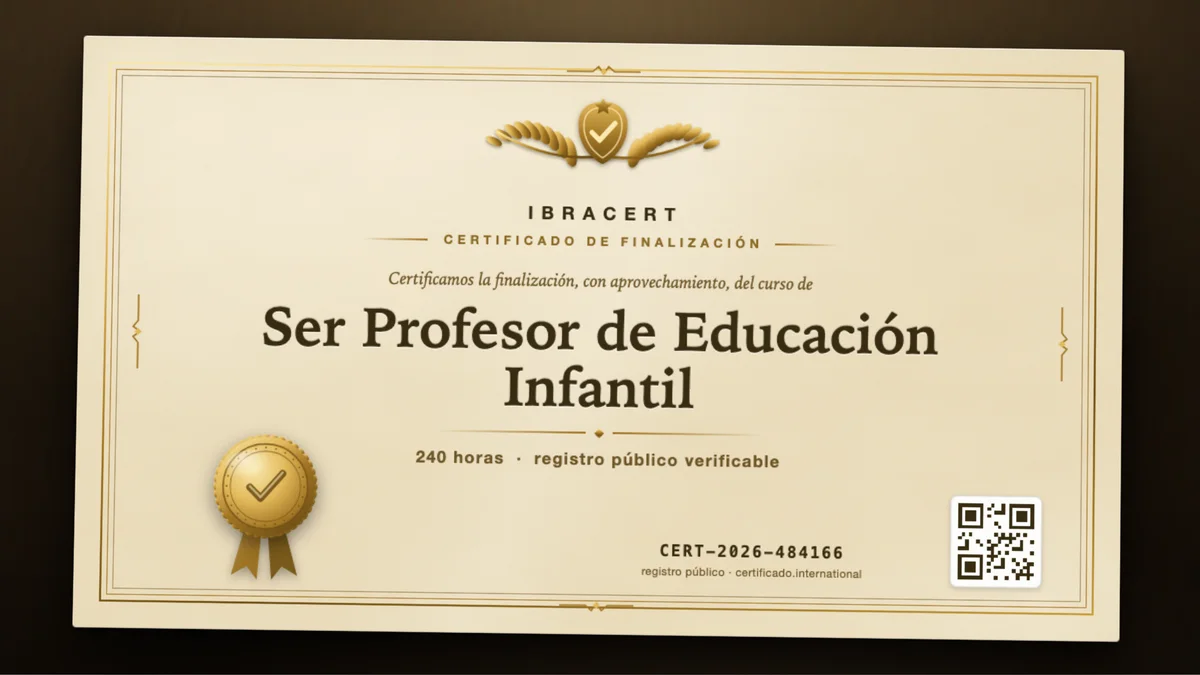 Portada del curso Ser Profesor de Educación Infantil