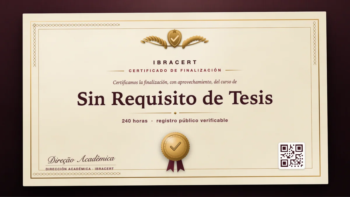 Portada del curso Sin Requisito de Tesis