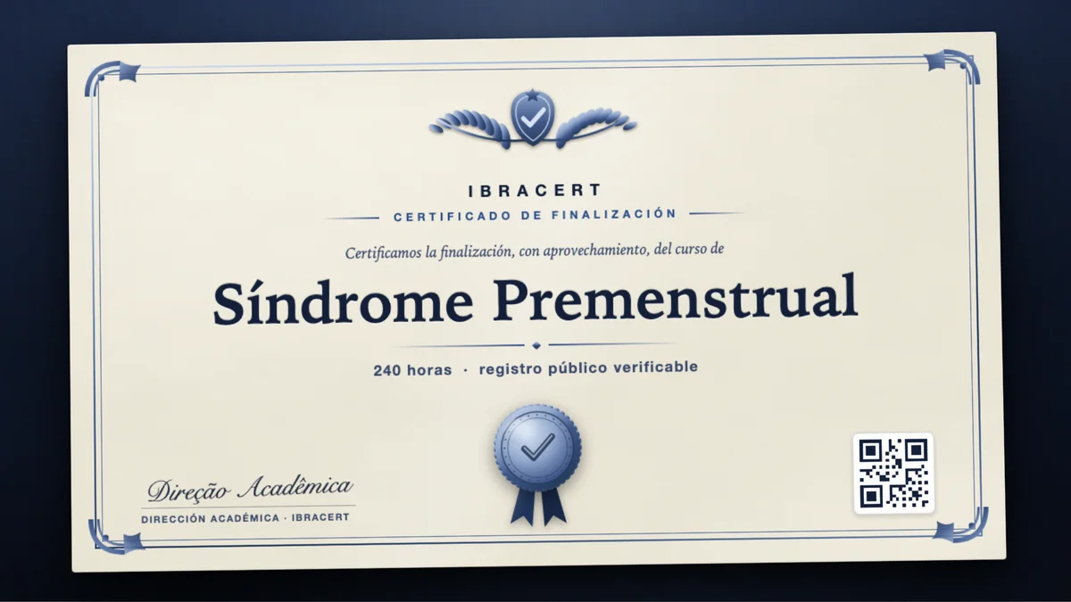 Portada del curso Síndrome Premenstrual