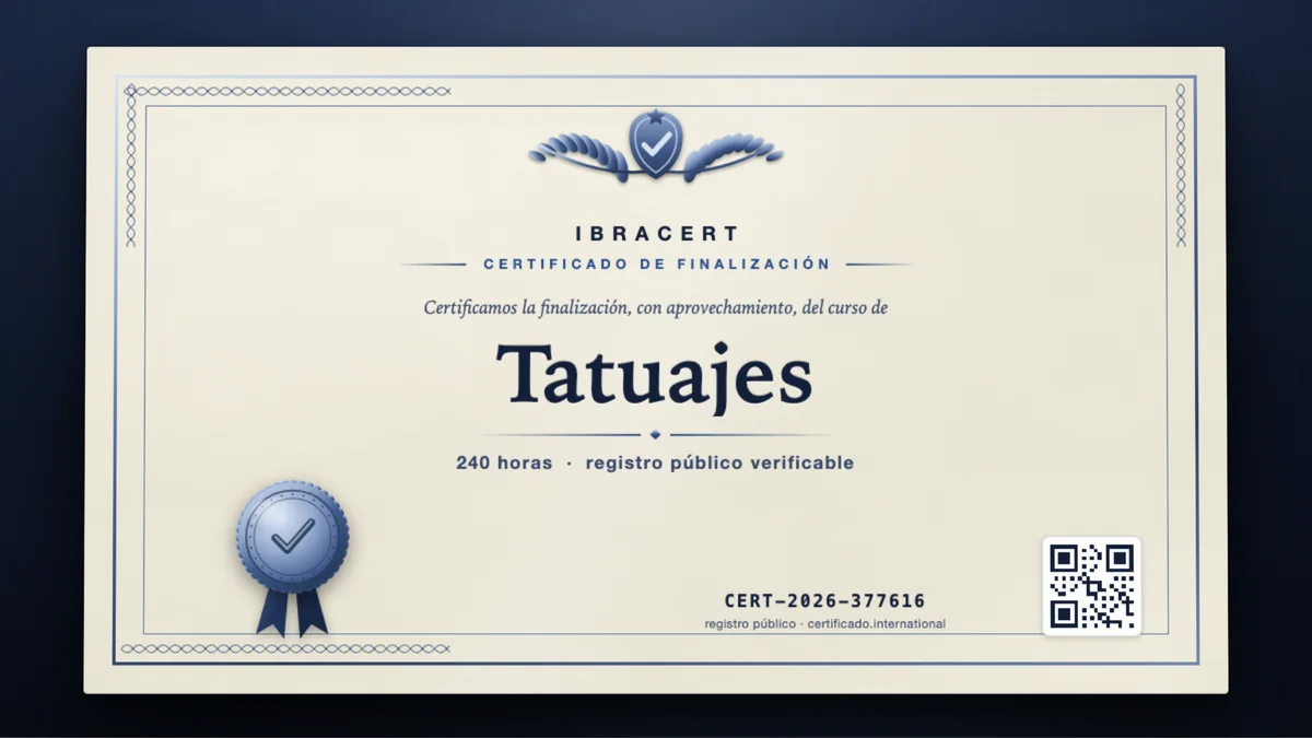 Portada del curso Tatuajes