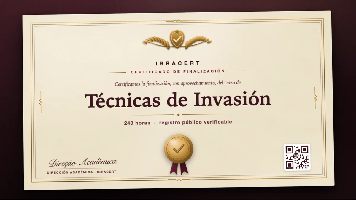 Portada del curso Técnicas de Invasión