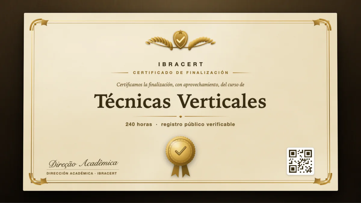 Portada del curso Técnicas Verticales
