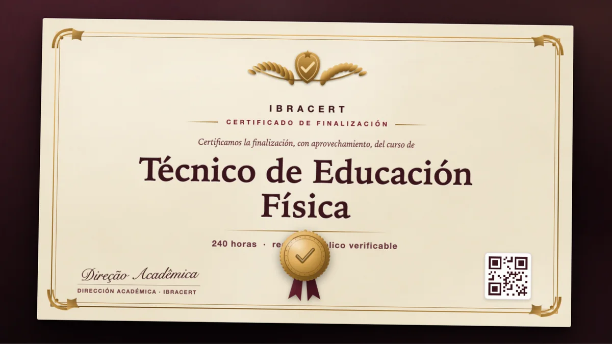 Portada del curso Técnico de Educación Física